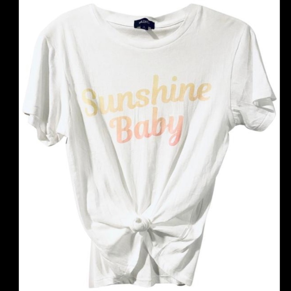NWT WILDFOX SUNSHINE BABY TEE